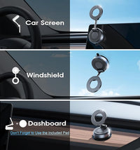 GLOWER STEPS MagGrip 360° 📱 – Strong Magnetic Phone Holder, Mounts Anywhere GLOWER STEPS