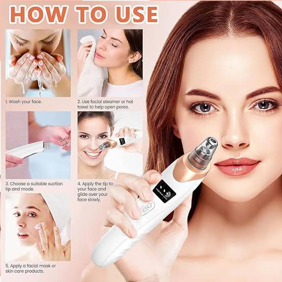 GS DermaGlow™ 5-in-1 Acne & Blackhead Remover Pro