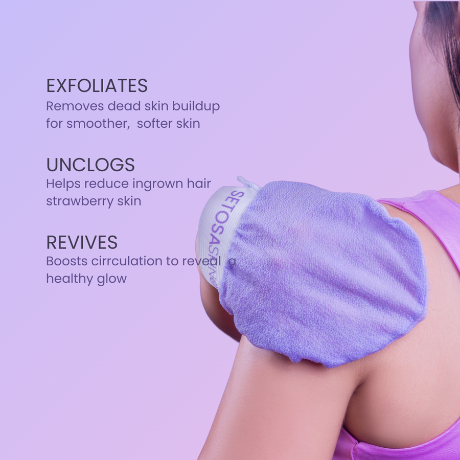 Smooth & Clear — Exfoliating Ingrown Hair Removal Glove  🧤